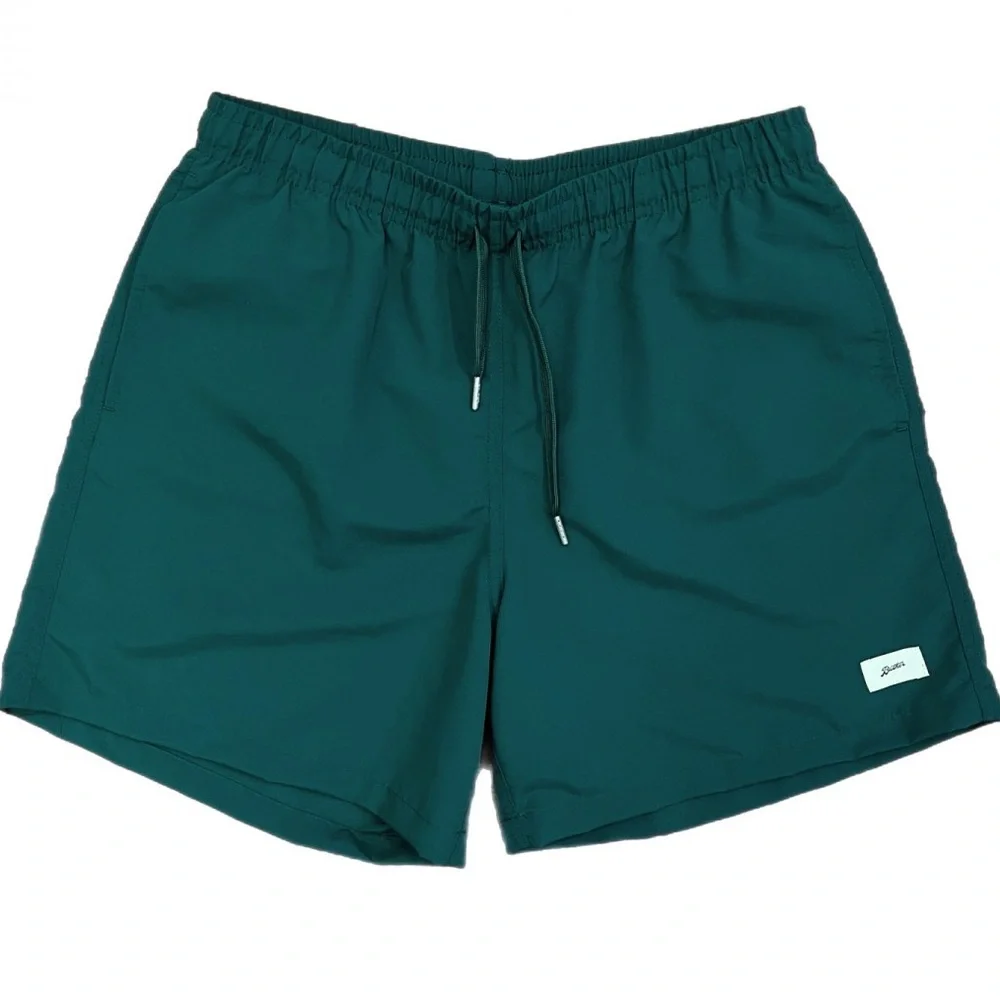 NWT Bather Solid Swim Trunk in Pine Size XXL